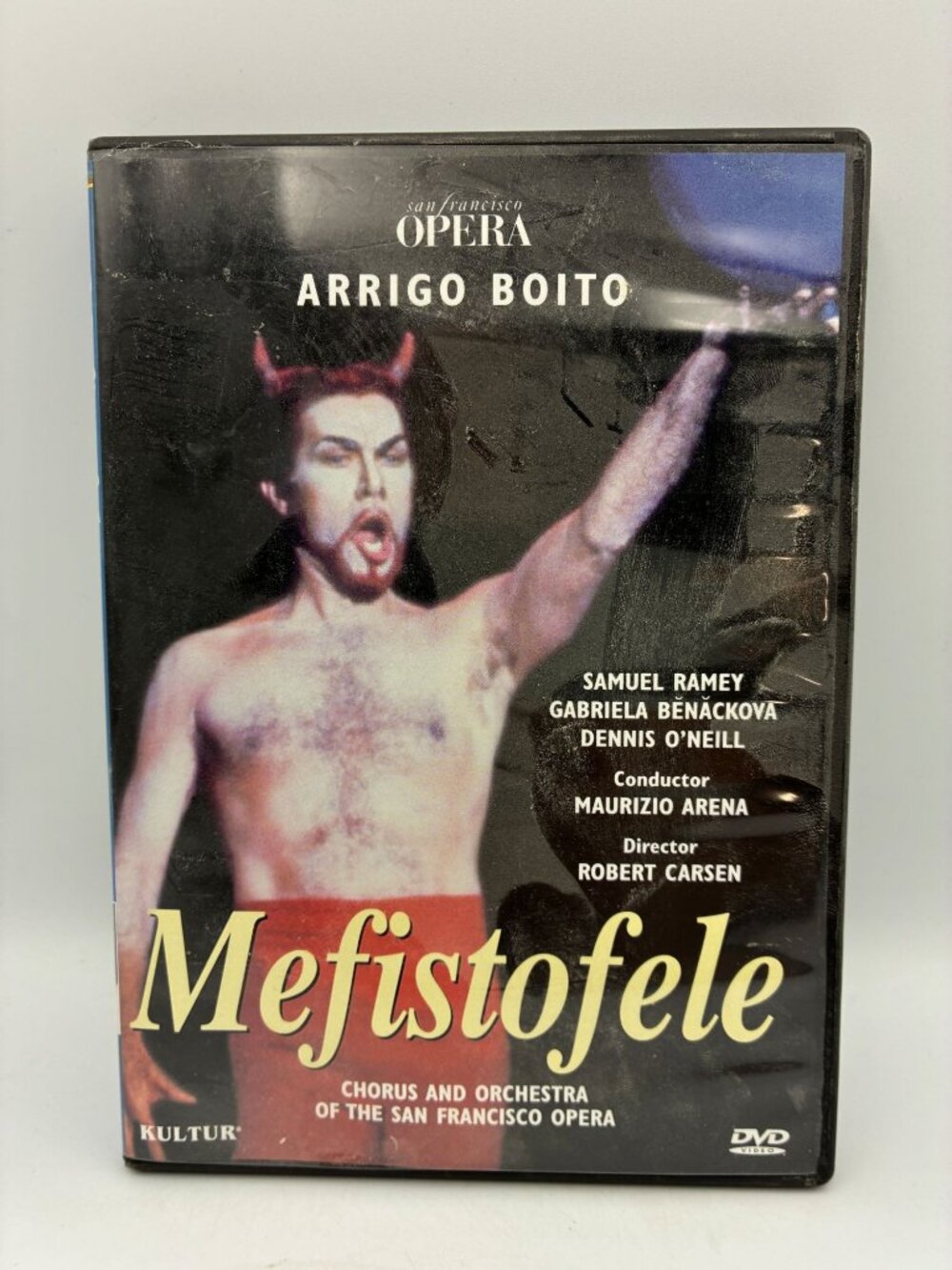 Mefistofele DVD San Francisco Opera Arrigo Boito Samuel Ramey Kultur 159 Minutes